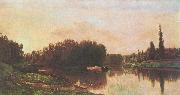 Charles-Francois Daubigny Typical painting of Seine and Oise china oil painting reproduction